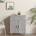 thumbnail image 1 of vidaXL Sideboard Grey Sonoma 69.5x34x90 cm Engineered Wood, 1 of 5