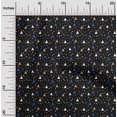 thumbnail image 2 of oneOone Velvet Black Fabric Geometric Sewing Craft Projects Fabric Prints By Yard 58 Inch Wide, 2 of 5