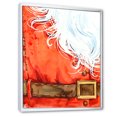 thumbnail image 2 of Designart Christmas Holiday Fancy Santa Claus II Traditional Floating Frame Wall Art, 2 of 4