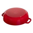 thumbnail image 3 of STAUB Braisières 3,7 L Fonte Ronde Sauté Pan Chistera, Cerise, 3 of 6