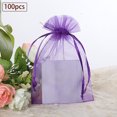 thumbnail image 1 of Home Textile Storage Clearance 100 Pack Beautiful Colorful Organza Gift And Favour Bags 9Cm X 12Cm, Home Textile Home Textile Storage, 1 of 2