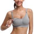 thumbnail image 4 of OUSITAID Womens Sleeping Nursing Bra Wirefree Breastfeeding Maternity Bralette, 4 of 6