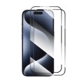 thumbnail image 1 of 2 Packs [PST] iPhone 15 Pro Screen Protector, Full Coverage Tempered Glass Screen Protector with Case Friendly & Bubble Free, 1 of 5