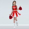 thumbnail image 4 of TZEWGL 2 Piece Cheerleading Team Student Role Playing Stage Outfit Sets For Girl Home And Outside Wear For Toddlers size 11-12T, 4 of 4