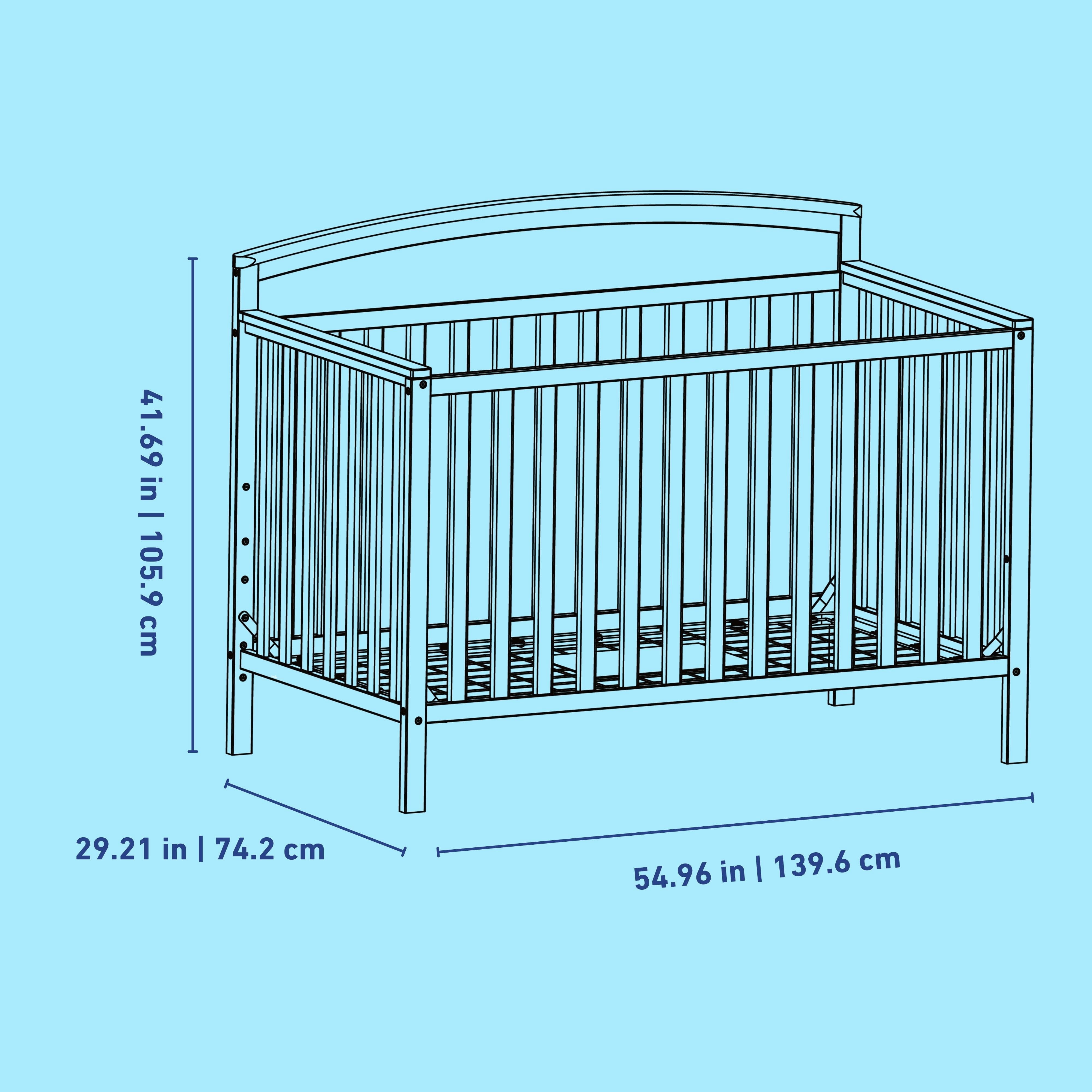 Lit de Bébé 5-en-1 Benton de Graco