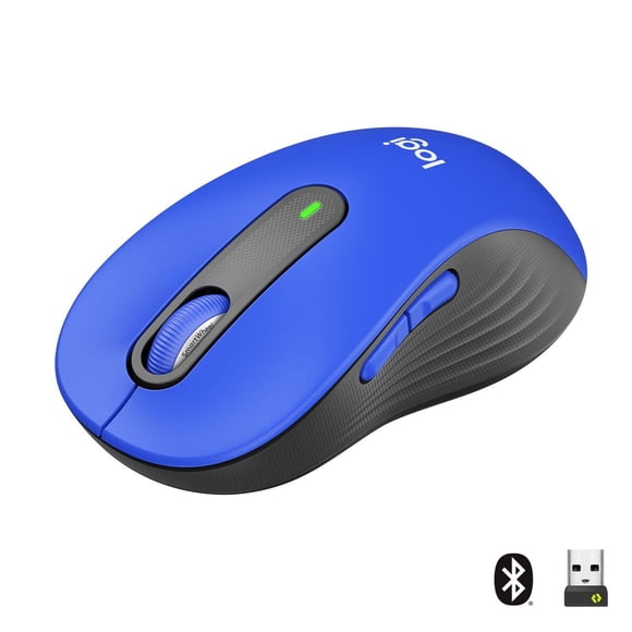 Logitech Signature M650 L Full Size Wireless Mouse - For Large Sized Hands, Graphite