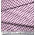 thumbnail image 2 of Soimoi Polyester Crepe Fabric Tree Small Print Fabric by Yard 42 Inch Wide, 2 of 3