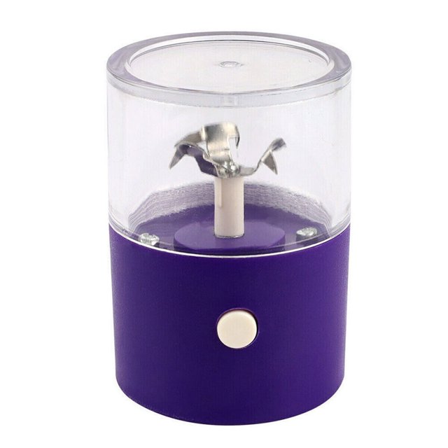Electric Grinder Portable Auto Mill Blender Crusher Machine USB Rechargeable for Herb Red
