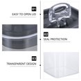 thumbnail image 3 of Phenofice 1Pack Cookie Jars Plastic Transparent for Sealed Storage in Home Use, 3 of 8