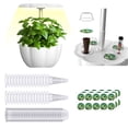 thumbnail image 1 of 30 Pack Hydroponic Grow Baskets with Seedling Cover and Seed Pod Labels Stickers, Replacement Garden DIY Accessories for Most Hydroponic Growing System, 1 of 8