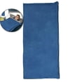 thumbnail image 1 of Dvruxg Lightweight Warm Weather Sleeping Bag for Camping - Adult Size, Soft Polyester Ripstop, 50°F/10°C Rated, Includes Storage Bag(Blue), 1 of 5