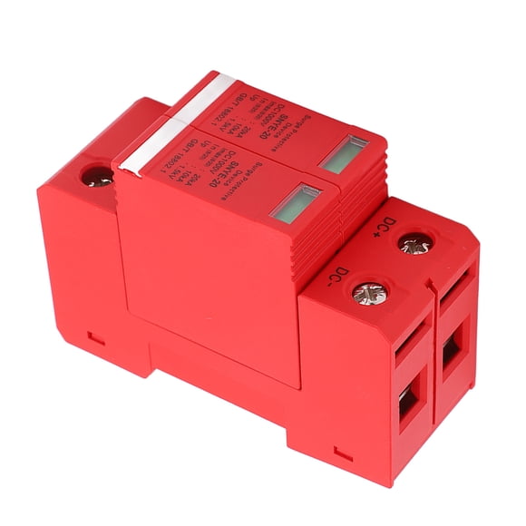 20KA 10KA DC PV Protector, Fireproof Orange Protective Device for Distribution Box 1000V, for Home Grid Safety