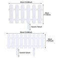 thumbnail image 3 of Grass Lawn White Edgings Path Panel Flowerbeds Plant Border Garden Fence Picket, 3 of 7
