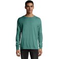 thumbnail image 1 of Hanes Mens ComfortWash Garment Dyed Long Sleeve Tee, 2XL, Spanish Moss, 1 of 5