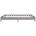 thumbnail image 4 of vidaXL Bed Frame Light Grey 193x203 cm King Fabric, 4 of 6