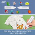 thumbnail image 3 of 50 Pack Refillable Acrylic Paint Markers 15mm Empty Acrylic Markers Clear White Paint Marker Pens for Rock Painting Wood,50 x Empty Acrylic Markers,Transparent, 3 of 7