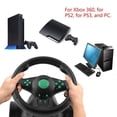 thumbnail image 2 of Volant de Course à Vibrations pour Jeux avec Pédale pour Xbox 360, PS2, PS3, PC, 2 of 9