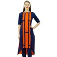 thumbnail image 2 of Phagun Tunique de Créatrice en Coton Indien pour Femme, Ourlet Asymétrique, Kurti, Tenue Décontractée, Kurta, 2 of 2