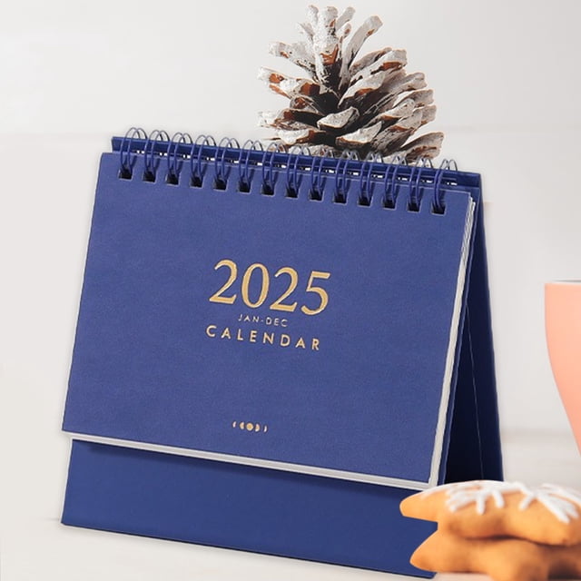Yhmxh Home Decor 2025 Mini Desk Calendar Mini Standing Calendar 2025 Flip Calendar For Desk 2025 Standing Flip Desktop Calendar Desk Calendar Planner Office Calendar For New Year Calendar