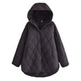 thumbnail image 1 of MASRIN Running Jacket  Womens Basic Hoodie Jackets Solid Color Zip Up Hooded Coats with Pockets Plus Size Loose Outwear Sweatshirts Sweater Stone, 1 of 6