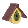 thumbnail image 1 of Hummingbird Resin House, Fixing Groove Resin Bird House  For Yard Yellow, 1 of 8