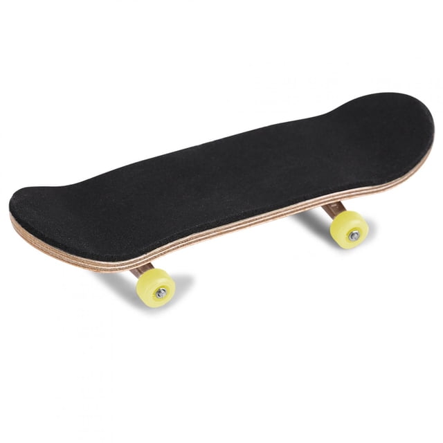 Planche à Doigts Ensemble de Jeu de Fingerboard, 1 Pce Planche à Roulettes en Alliage d'Érable Massif avec Boîte Réduire la Pression Cadeaux Bois Bleu Foncé Mini Roues à Roulement à Billes Professionnel avec Rangement