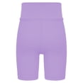 thumbnail image 4 of Doomiva Girls Athletic Swim Shorts Solid Color Shorts Sport Cheer Workout Running Light Purple 120, 4 of 5