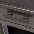 thumbnail image 4 of Bowery Hill Sturdy Wood Corner Computer/Writing Desk in Smoke Gray Oak, 4 of 8