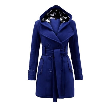 Pompotops Fashion Womens Warm Faux Coat Jacket Winter Plaid Long Sleeve Outerwear Clearance