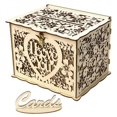 thumbnail image 1 of DIY Wooden Wedding Supplies Business Card Box Decoration Custom Sign In Box Wooden Wedding Card Box - JM01319 Small, 1 of 5