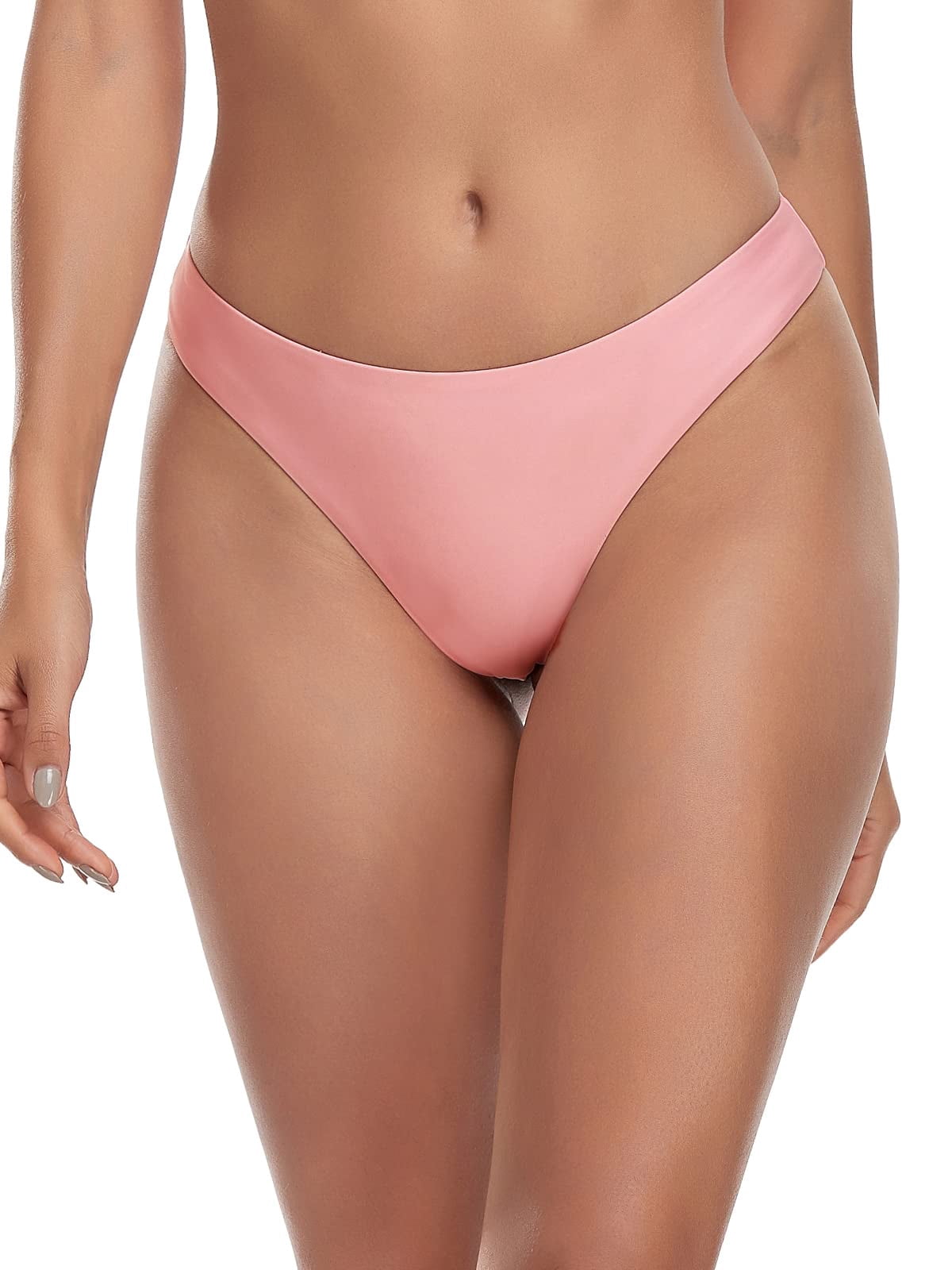 RELLECIGA Women's Super Cheeky Brazilian Cut Bikini Bottom