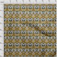 thumbnail image 3 of oneOone Viscose Chiffon Fabric Diamond & Swirl Ikat Decor Fabric Printed BTY 42 Inch Wide, 3 of 4