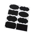 thumbnail image 2 of SUTENGDA 9 Sheet Chalkboard Labels Reusable 72 Pcs Waterproof Black Labels for Mason Jars  Pantry Containers  Glass Bottles  Kitchen Food Spice Storage Bins Stickers, 2 of 2