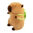thumbnail image 1 of Jouet Figurine de Capybara en Peluche Dessin Animé Jouet en Peluche Doux pour Objets de Collection des Fêtes 45 cm, 1 of 9