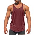 thumbnail image 2 of Plebaso Cotton Tank Tops for Men Workout Sleeveless Muscle Shirts Lightweight Summer Athletic Running Tee, 2 of 7