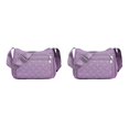 thumbnail image 4 of Maytalsory Crossbody Bag Premium For Multipurpose Large Capacity Polyester Messenger Bag Premiun Multiple Occations Gift light purple 2Set, 4 of 6