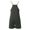 thumbnail image 2 of Women Rompers Jumpsuits Polyester Spandex Shorts Overalls With Pockets Loose Comfy Summer Casual Wear, 2 of 4