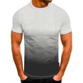 thumbnail image 1 of BOBOGOJP Mens T Shirts Graphic Short Sleeve Crew Neck Tops Work Solid Color Pullover (Gray,3XL), 1 of 3