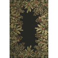 thumbnail image 1 of HomeRoots 353561 Tapis en Laine Noir 2 Pi x 3 Pi, 1 of 1