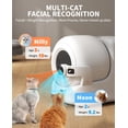 thumbnail image 3 of PETKIT Purobot Ultra Auto Waste Packing & Multi-Cat Toilet Behavior Ai Camera Tracking Automatic Self-Cleaning Cat Litter Box, Smart Robot with 5G WiFi App Control&Integration Safety&Odor Free, 3 of 8