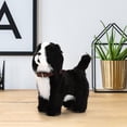 thumbnail image 2 of E Interactive Plush Toy Dog Robotic Pet Dog That Walks Barks Wags Tail Sings With Sound Sensor Simulation Dog For Kids Children Gift Border Collie, 2 of 6