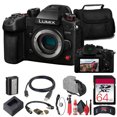 thumbnail image 1 of Panasonic Lumix GH6 Mirrorless Camera (Body Only), 5.7K Video + 64GB SD Card & Bundle, 1 of 10
