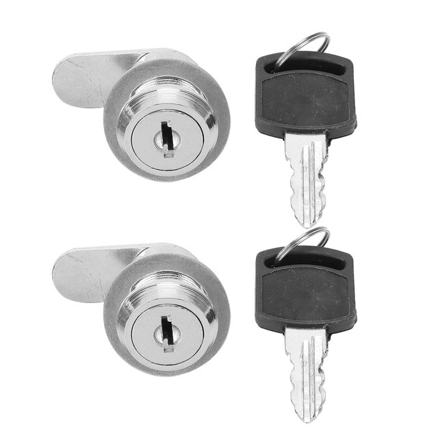 Tubular Cam Lock, Cam Lock Long Service Life 2pcs Reliability Easy Install Sturdy With 4 Keys For Automobile Industry Machinery Industry