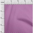 thumbnail image 2 of oneOone Rayon Fuschia Pink Fabric Chevron Fabric For Sewing Printed Craft Fabric By The Yard 56 Inch Wide, 2 of 4