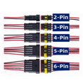 thumbnail image 3 of 1PC 12V 1Pin-6PIN Cable Wire Connector Plug Waterproof Sealed For Electrical Car, 3 of 5