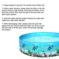 thumbnail image 4 of AMERTEER 152 * 25cm/ 59.8 * 9.8 Po Piscine pour Enfants d'Extérieur Portable Pliable Forme Ronde Piscines pour Enfants Tout-Petits, 4 of 5