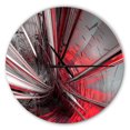 thumbnail image 1 of Designart Fractal 3D Profondément au Milieu horloge murale, 1 of 4
