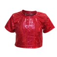 thumbnail image 4 of Rbaofujie Girls Athletic Tank Tops Round Neck Basic Cute Dance Crop Tops for Kids, 4 of 4