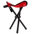 thumbnail image 3 of Camping Stool, Safe Camping Tripod  High Load Bearing Capacity Portable Ergonomic Design With Lanyard For Travel For Outdoor Red, 3 of 8