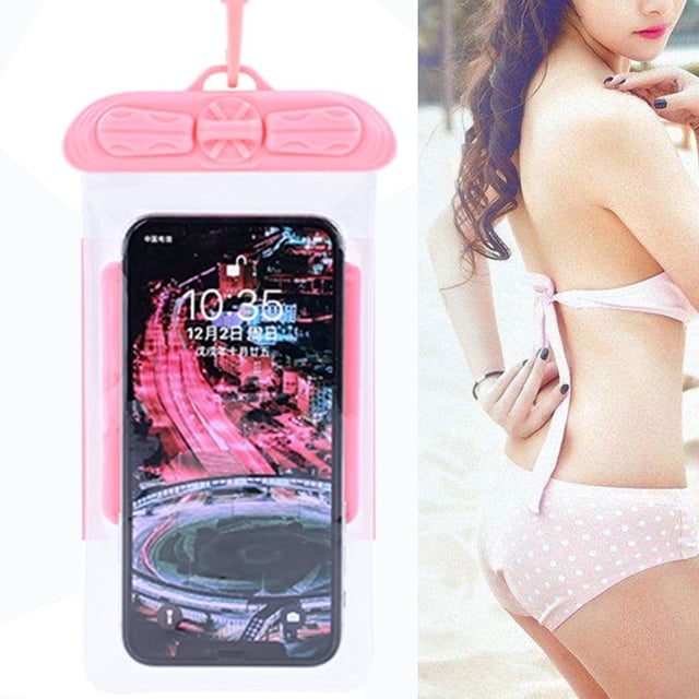 Waterproof Touching Underwater Pouch with Hanging Rope Swimming Surfing Mobile Phone Case Bag for Diving